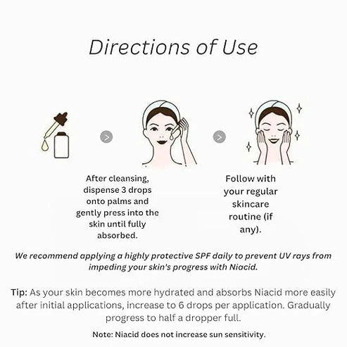 💧 Niacid Face Serum – 30ml x 2 | 🛍️ Buy 1 Get 1 FREE!
